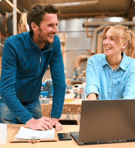 Man & Woman Searching for Partnership