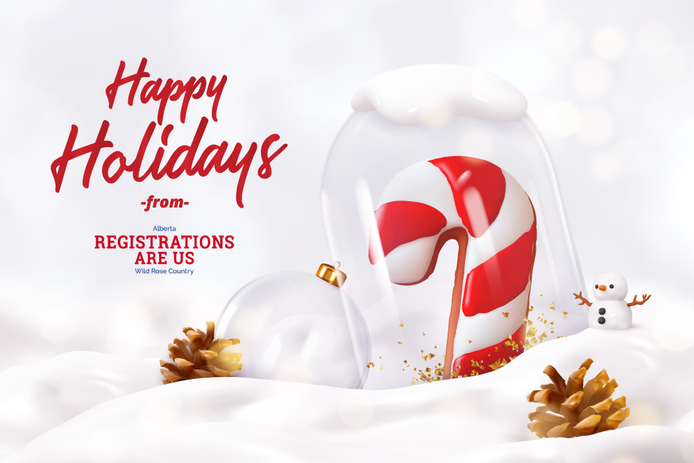 Happy Holidays From Registrations Are Us